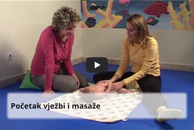 početak vježbi i masaže djeteta