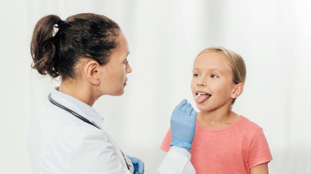 Child with doctor