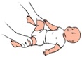 vježbe za bebe - skvrčeni kukovi i koljena